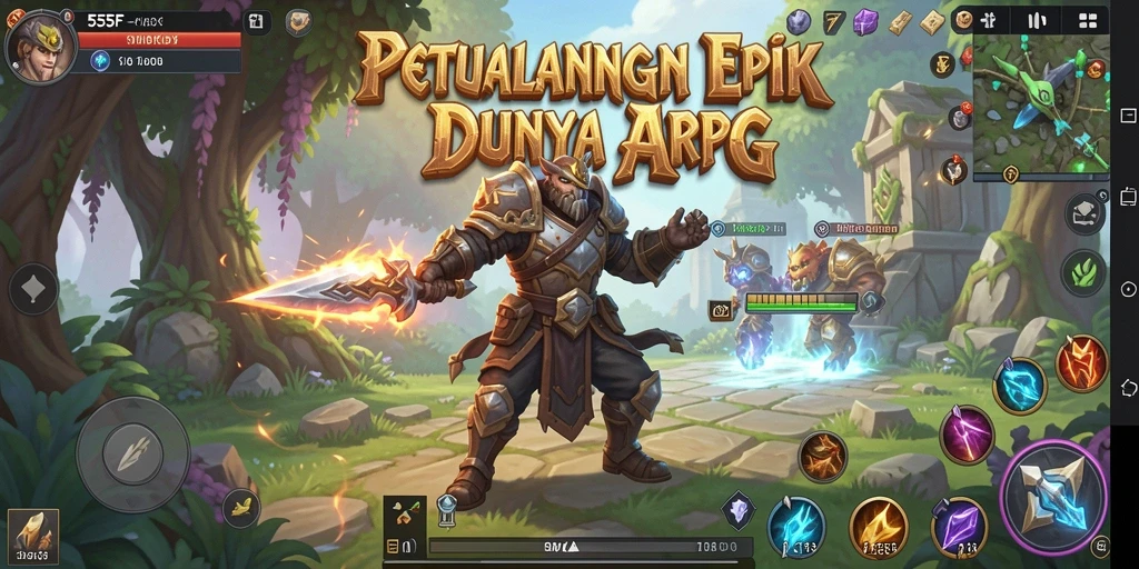 Gameplay epik dalam dunia ARPG yang mengagumkan.