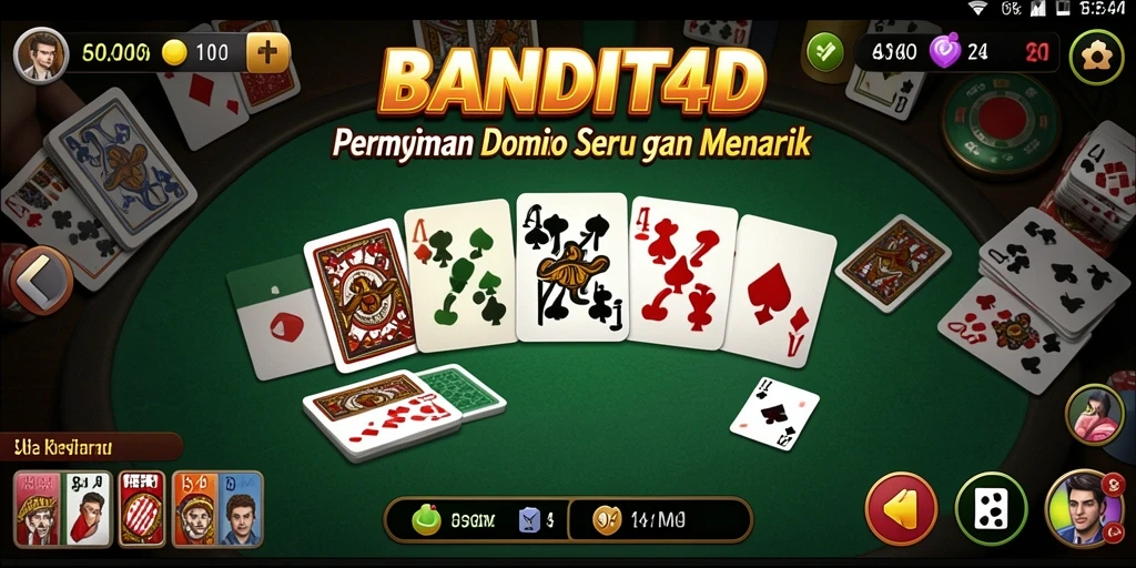 Tampilan gameplay Domino yang menarik dan interaktif.