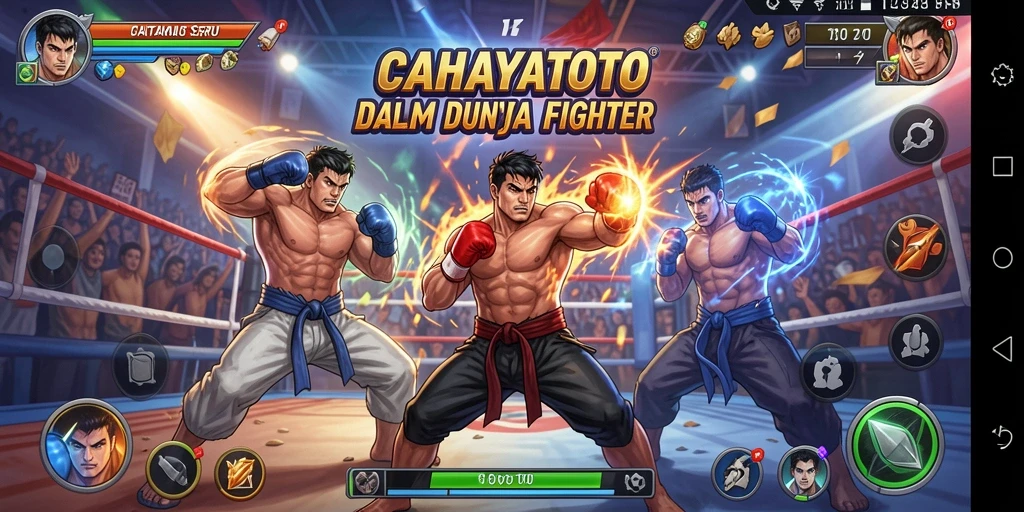 Tampilan menarik dari permainan Fighting CAHAYATOTO yang seru dan kompetitif.
