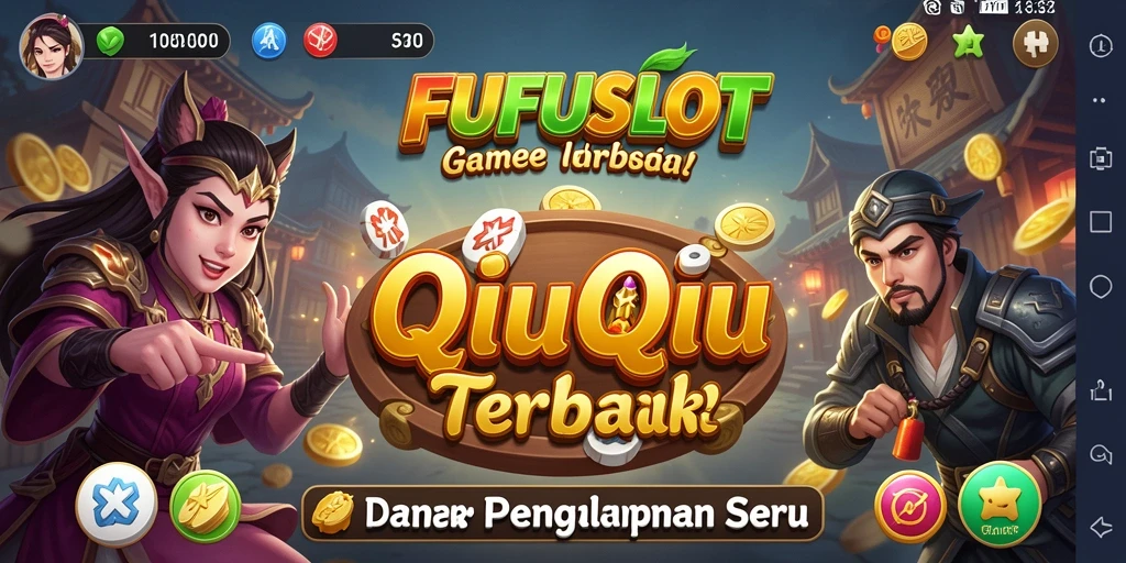 Tampilan gameplay seru FUFUSLOT dengan suasana QiuQiu.