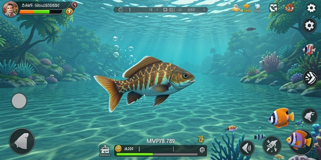 Tampilan gameplay memancing di MVP789 yang menarik dan seru.