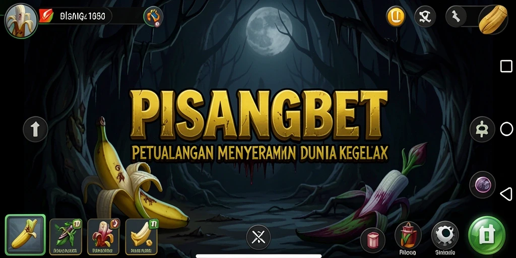 Tampilan gameplay menakutkan di dunia gelap PISANGBET.
