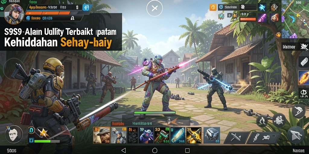 Tampilan antarmuka pengguna S9S9 yang memudahkan pengelolaan tugas.