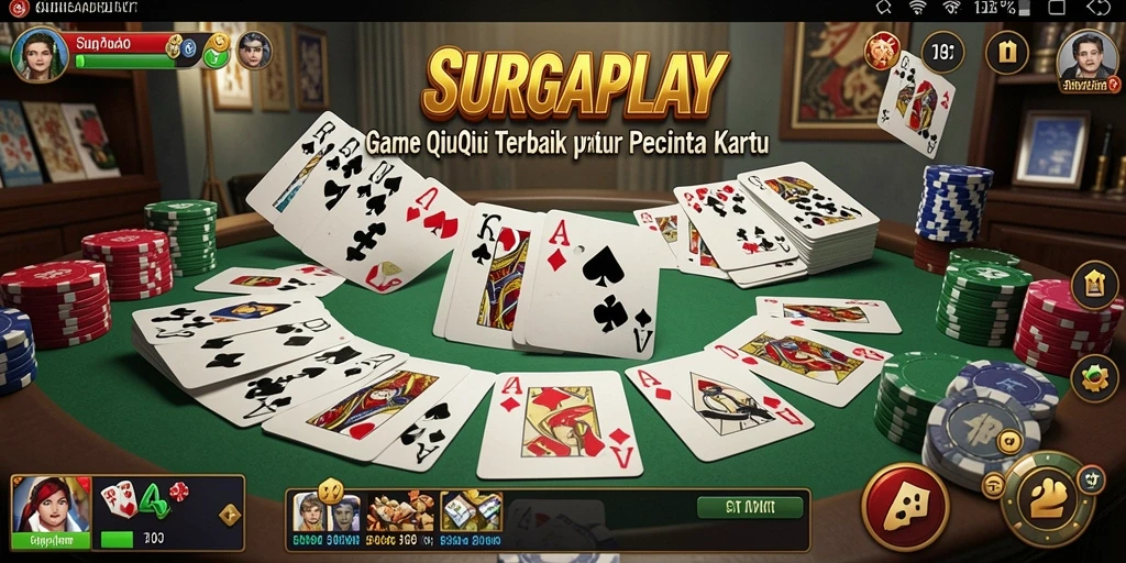 Gameplay QiuQiu yang seru di SURGAPLAY.